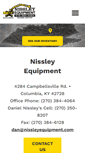 Mobile Screenshot of nissleyequipment.com